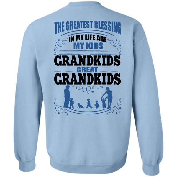 I Love Grandson T Shirt, My Kids Grandkids Great Grandkids Sweatshirt