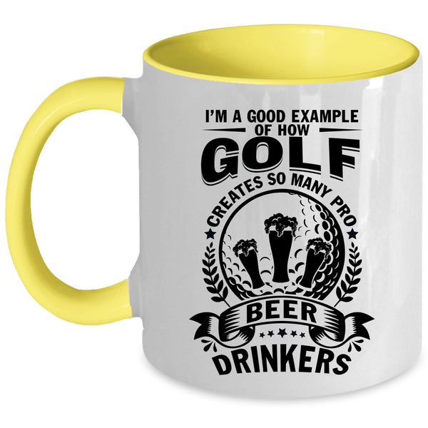 Pro Beer Drinkers Coffee Mug, Golf Accent Mug
