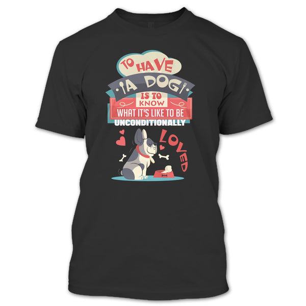 A black t-shirt with the shopify logo