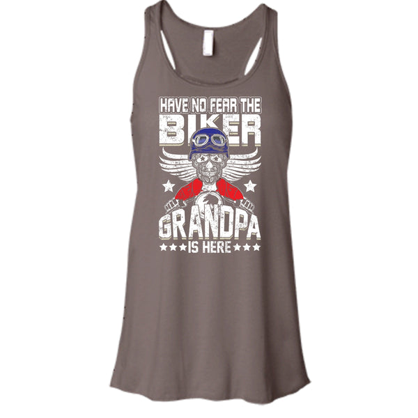 Have No Fear The Biker T Shirt, Coolest Biker Grandpa Tank Top