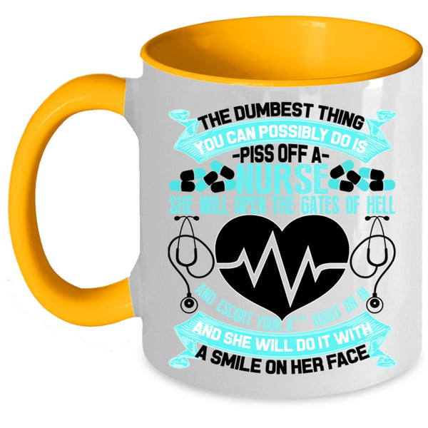 Awesome Gift For Nurse Coffee Mug, Funny Nurses Accent Mug