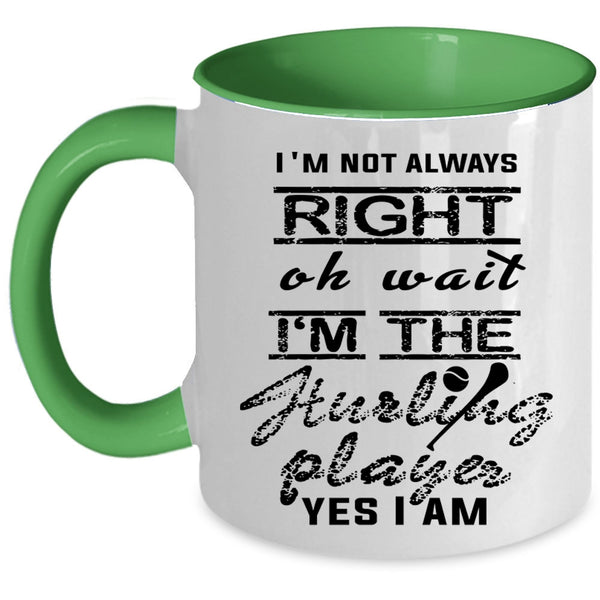 Awesome Hurling Player Coffee Mug, I'm The Hurling Player Accent Mug