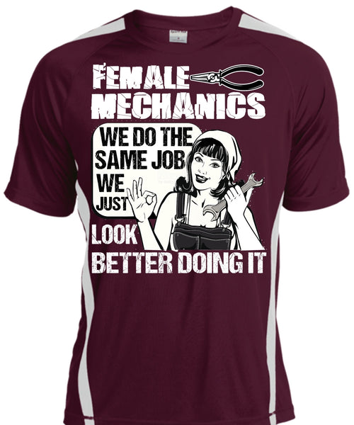 Female Mechanics T Shirt, Being A Mechanic T Shirt, Cool Shirt