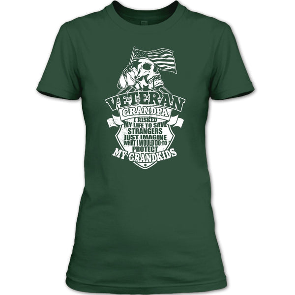 Veteran Grandpa T Shirt, I Am a Veteran Grandpa T Shirt