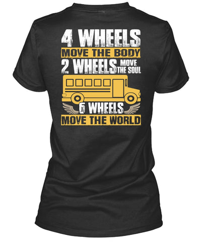 A black t-shirt with the shopify logo