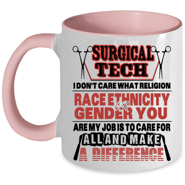 Cool Surgical Tech Coffee Mug, Surgical Tech Accent Mug