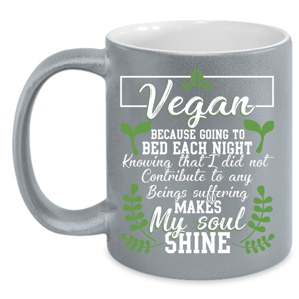 Vegan Coffee Mug, Cute Gift For Vegan Coffee Cup