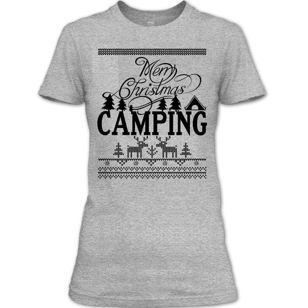 Merry Christmas Camping T Shirt, Gift For Camper T Shirt