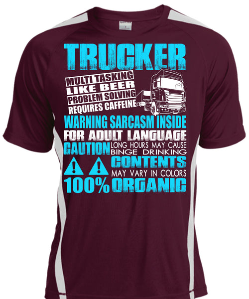 Trucker Multitasking Like Beer T Shirt, I Love Beer T Shirt, Cool Shirt