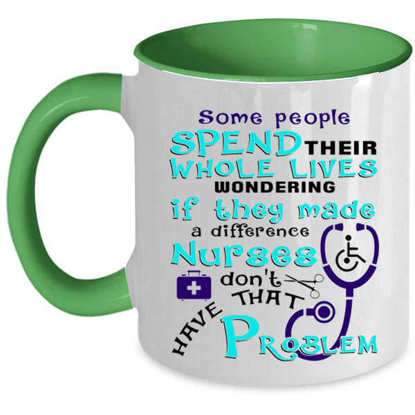 Cool Gift For Nurses Coffee Mug, Awesome Nurses Accent Mug