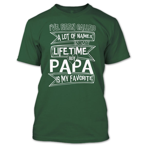 Papa Is My Favorite Peple T Shirt, Gift For Dad T Shirt