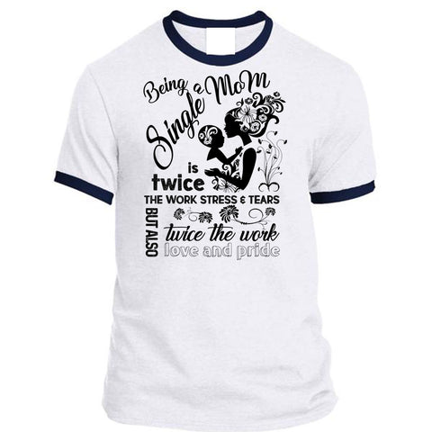 A black t-shirt with the shopify logo