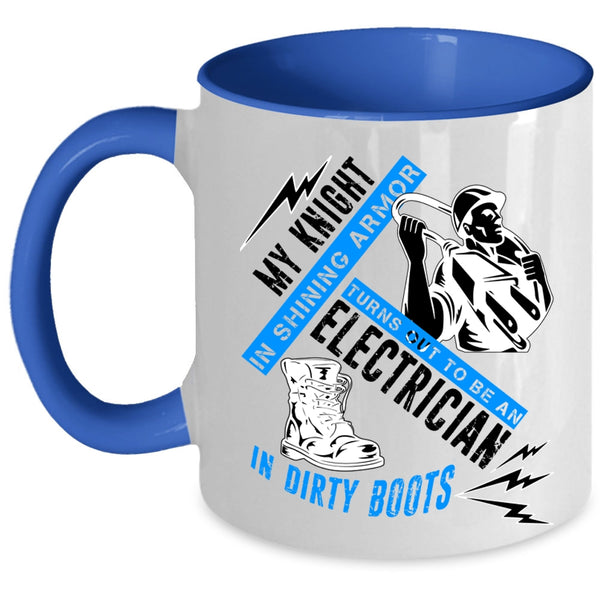 Cute Electrician Coffee Mug, To Be An Electrician Accent Mug