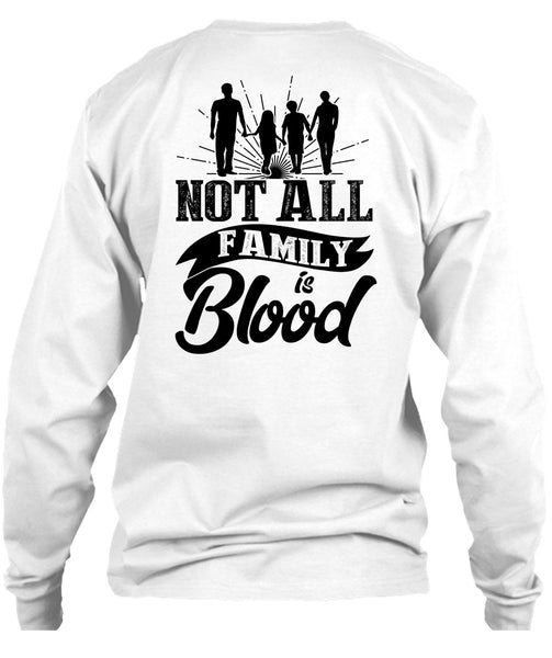 Not All Family Is Blood T Shirt, I Love Mom T Shirt