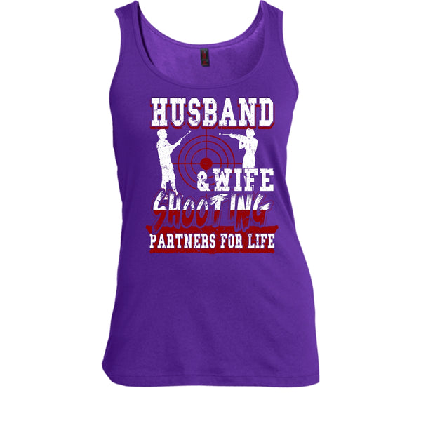 Husband & Wife T Shirt, Shooting Partners For Life T Shirt, Cool T Shirt