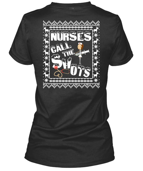 Nurses Call The Shots T Shirt, This Girl Loves Christmas T Shirt