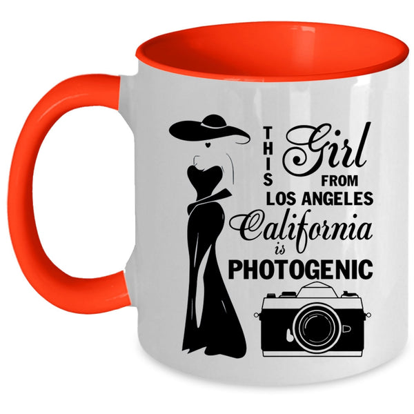 California Is Photogenic Coffee Mug, This Girl From Los Angeles Accent Mug