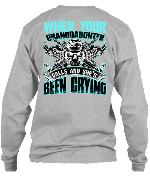 When Your Granddaughter Calls T Shirt, I Love Grandkid T Shirt