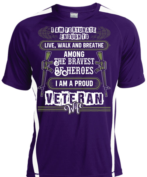 I Am A Proud Veteran Wife T Shirt, Being A Veteran T Shirt, Cool Shirt