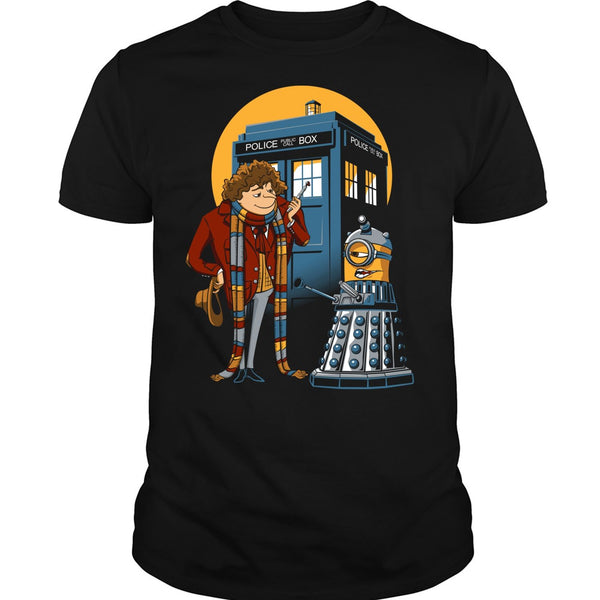 A black t-shirt with the shopify logo