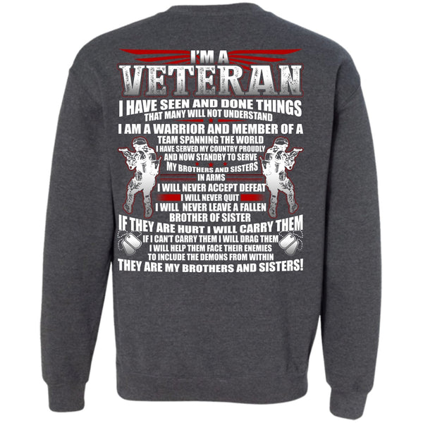 My Brothers And Sisters T Shirt, I Love Veteran Sweatshirt