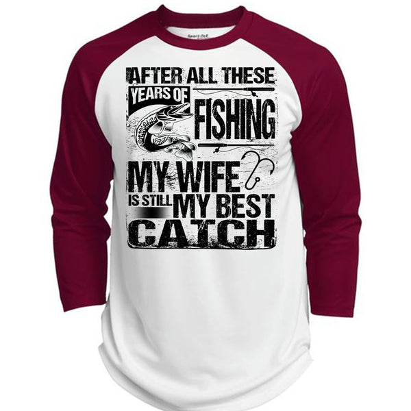 Years Of Fishing T Shirt, I Love Fishing T Shirt, Awesome T-Shirts  (Polyester Game Baseball Jersey)