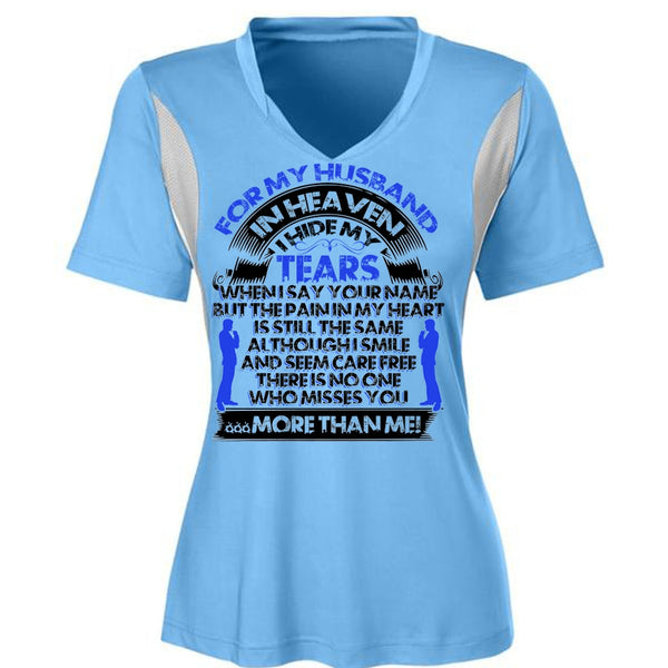 For My Husband In Heaven T Shirt, I Love Husband T Shirt, Awesome T-Shirts