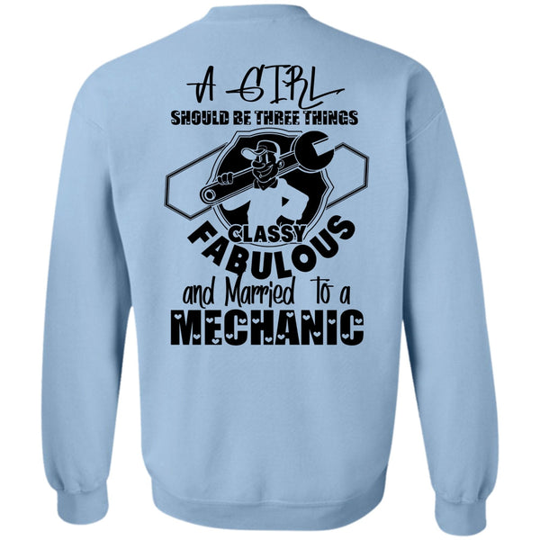 I Love Mechanic T Shirt, Married To A Mechanic Sweatshirt