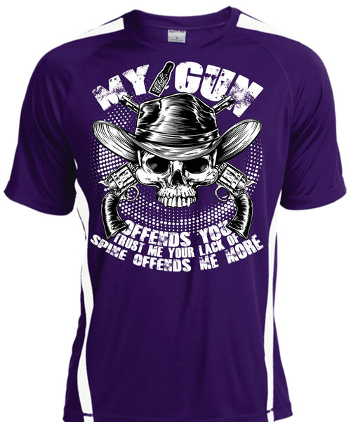 My Gun Offends You T Shirt, Being A Gunner T Shirt, Cool Shirt