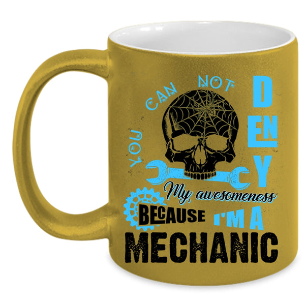 Scary Gift For Mechanics Coffee Mug, I'm A Mechanic Accent Mug