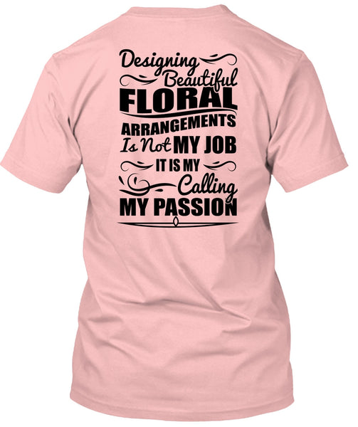 Designing Beautiful Floral T Shirt, I Love Designing T Shirt
