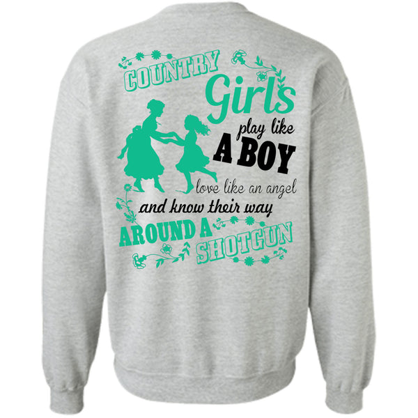 Being A Farmer T Shirt, Country Girls Play Like A Boy Sweatshirt