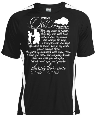 A black t-shirt with the shopify logo