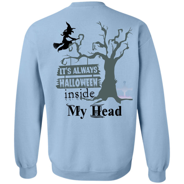 Wait For Halloween T Shirt, It's Always Halloween Inside My Head Sweatshirt