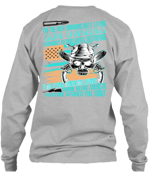 Meat Eating Gun Owning T Shirt, I Love Veteran T Shirt