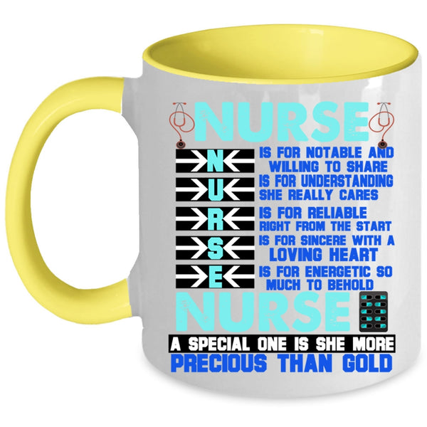 Awesome Gift For Nurse Coffee Mug, Nurse Accent Mug