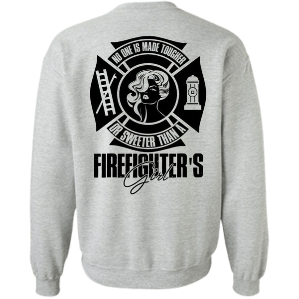 I Love Firefighter T Shirt, Sweetest Than A Firefighter's Girl Sweatshirt