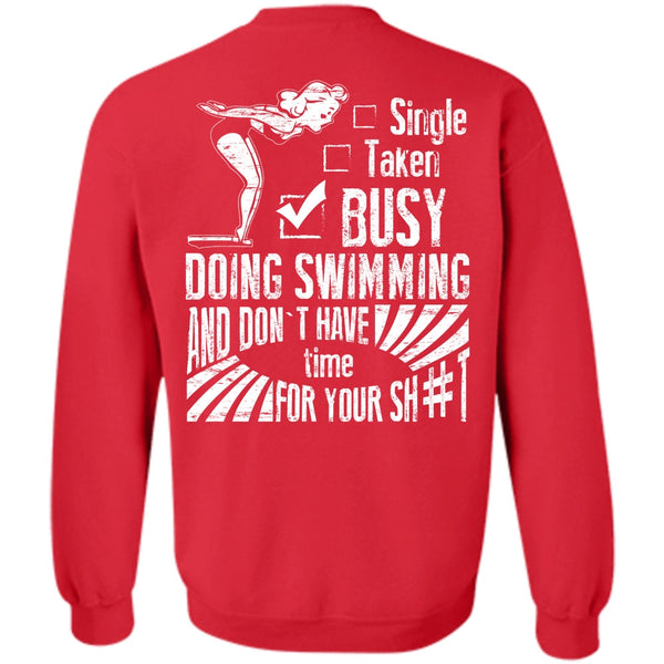 Being A Swimmer T Shirt, I Love Swimmer Sweatshirt