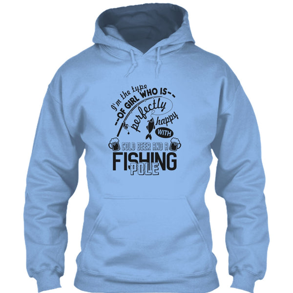 Pretty Happy With Cool Beer T Shirt, Coolest Fishing Lover T Shirt