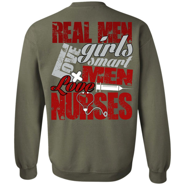 Smart Men Love Nurses T Shirt, I Love Nursing Sweatshirt