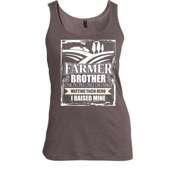 Farmer Brother T Shirt, Coolest Farmer Brother Tank Top
