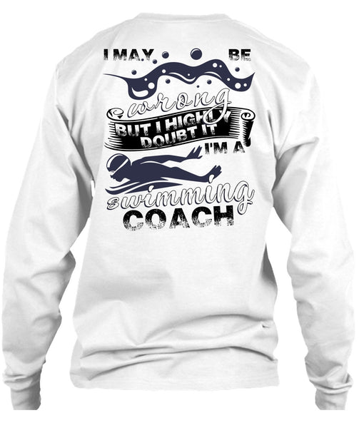 I'm A Swimming Coach T Shirt, I Love Swimming T Shirt