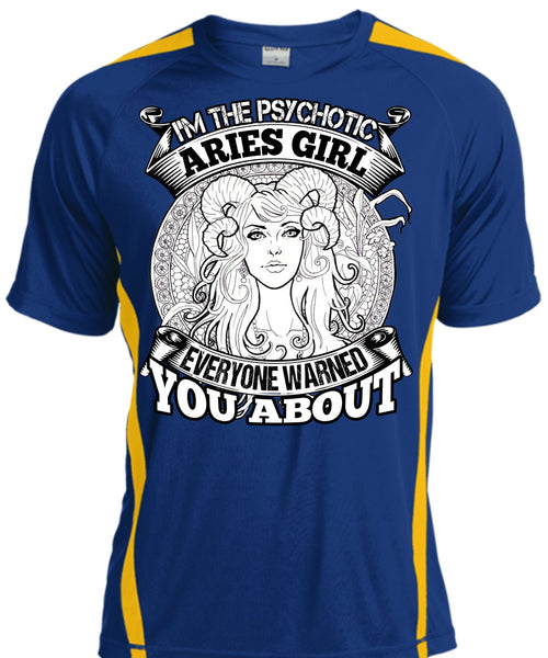 I'm The Psychotic Aries Girl T Shirt, Being An Aries T Shirt, Cool Shirt