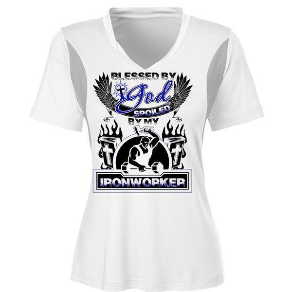 God Spoiled By My Ironworker T Shirt, I Love Ironworker T Shirt, Awesome T-Shirts