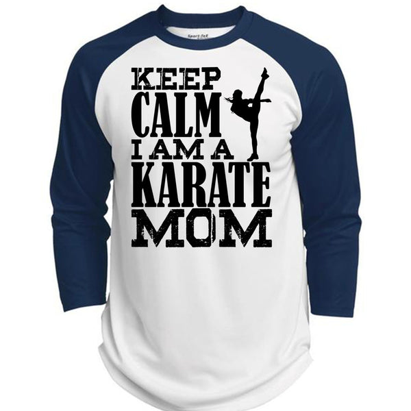 I Am A Karate Mom T Shirt, I Love Karate T Shirt, Awesome T-Shirts  (Polyester Game Baseball Jersey)