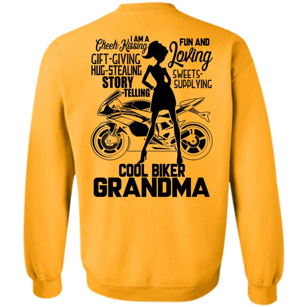 I Love Biking T Shirt, Cool Biker Grandma Sweatshirt