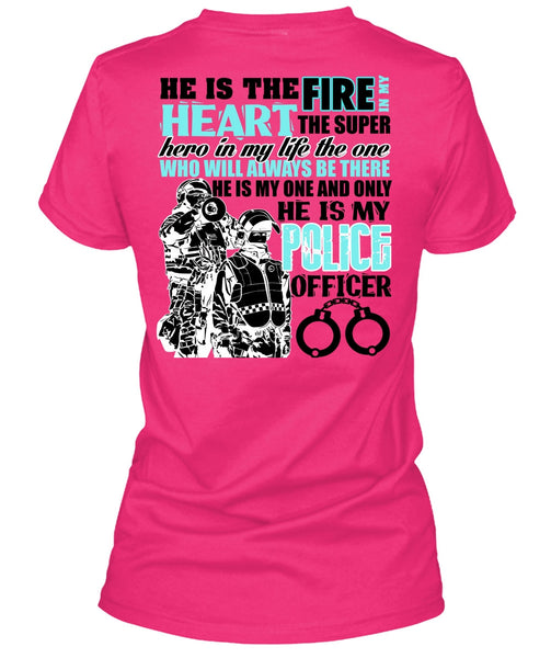He Is My Police Officer T Shirt, I Love Police T Shirt