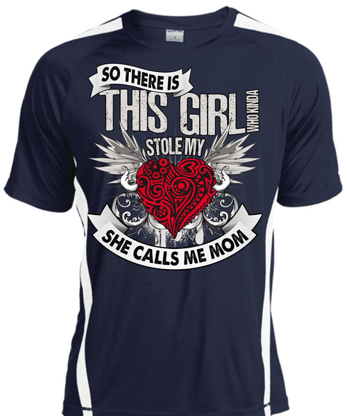 She Calls Me Mom T Shirt, This Girl Stole My Heart T Shirt, Cool Shirt