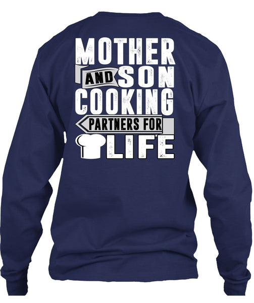 Mother And Son Cooking T Shirt, Partners For Life T Shirt