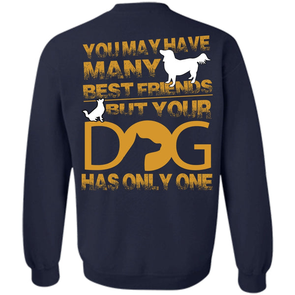 You May Have Many Best Friend T Shirt, I Love My Dog Sweatshirt